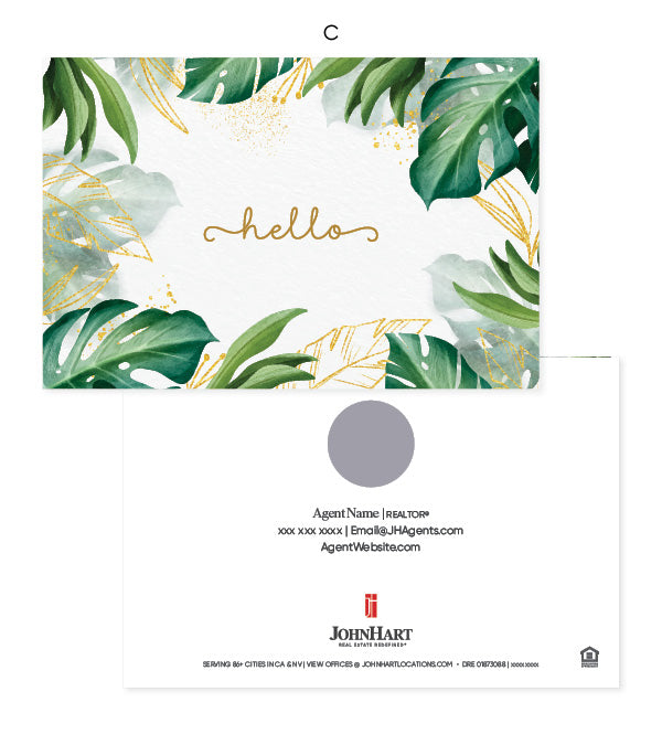Hello- Green leaves