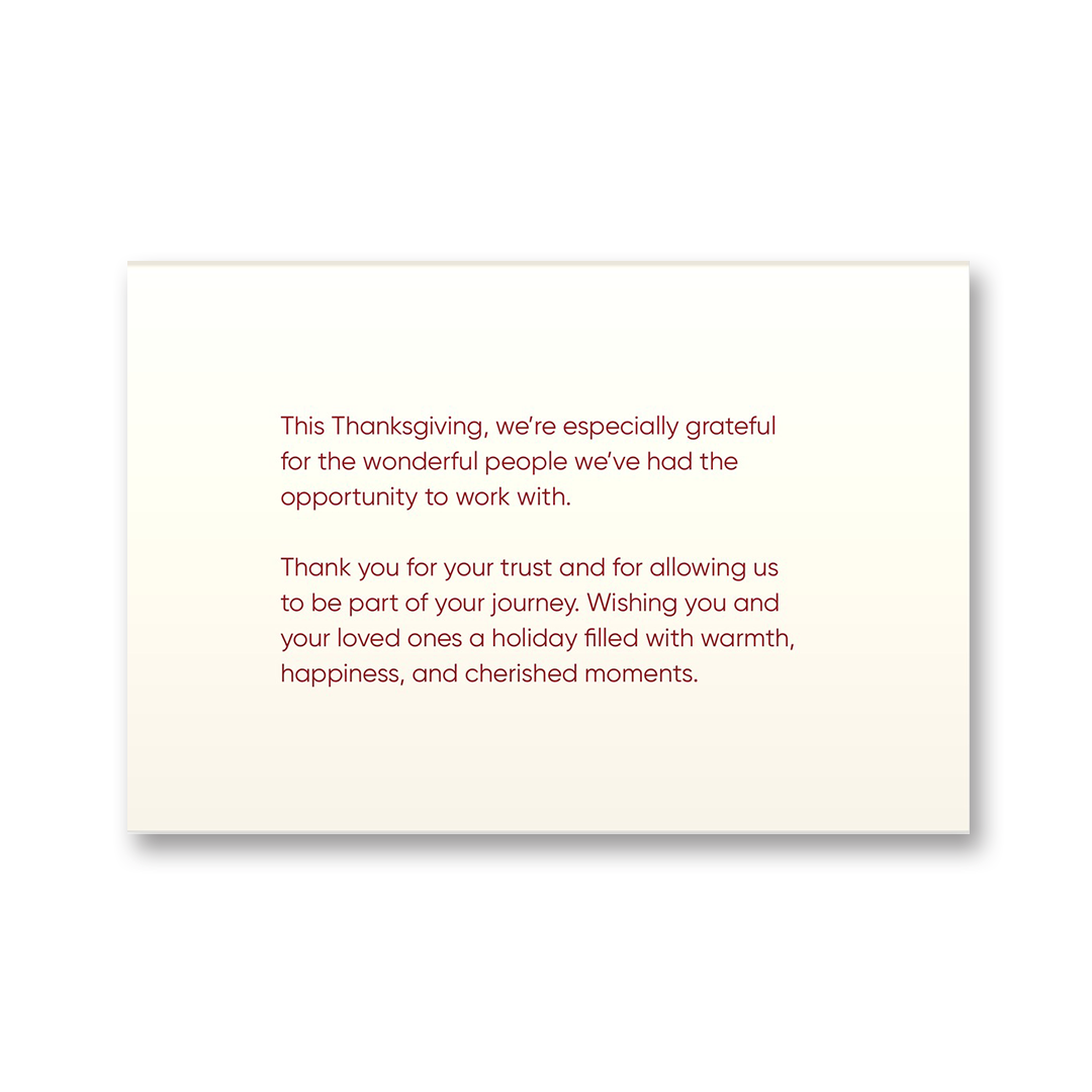 Thanksgiving Greeting Cards | Autumn Harvest