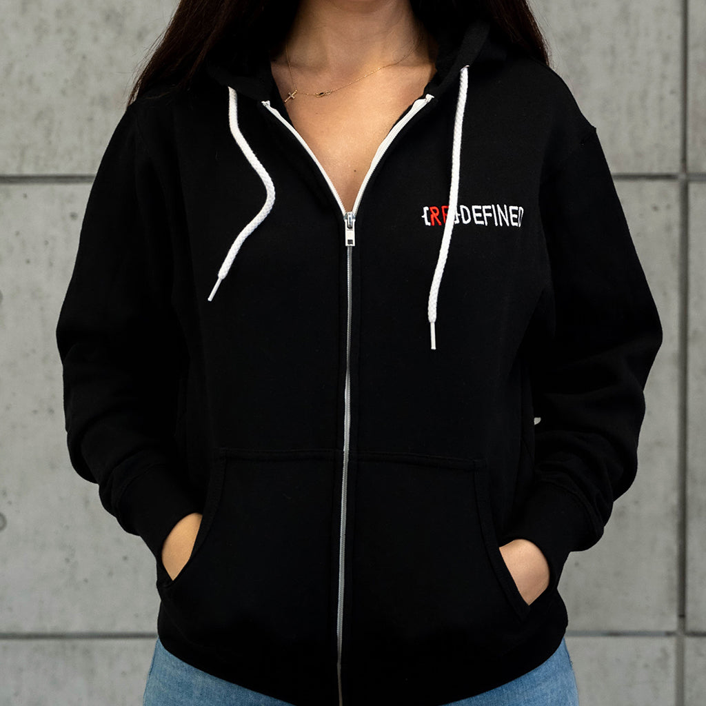 Fleece Full Zip Up Hoodie
