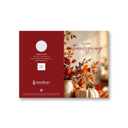 Thanksgiving Greeting Cards | Rustic Autumn
