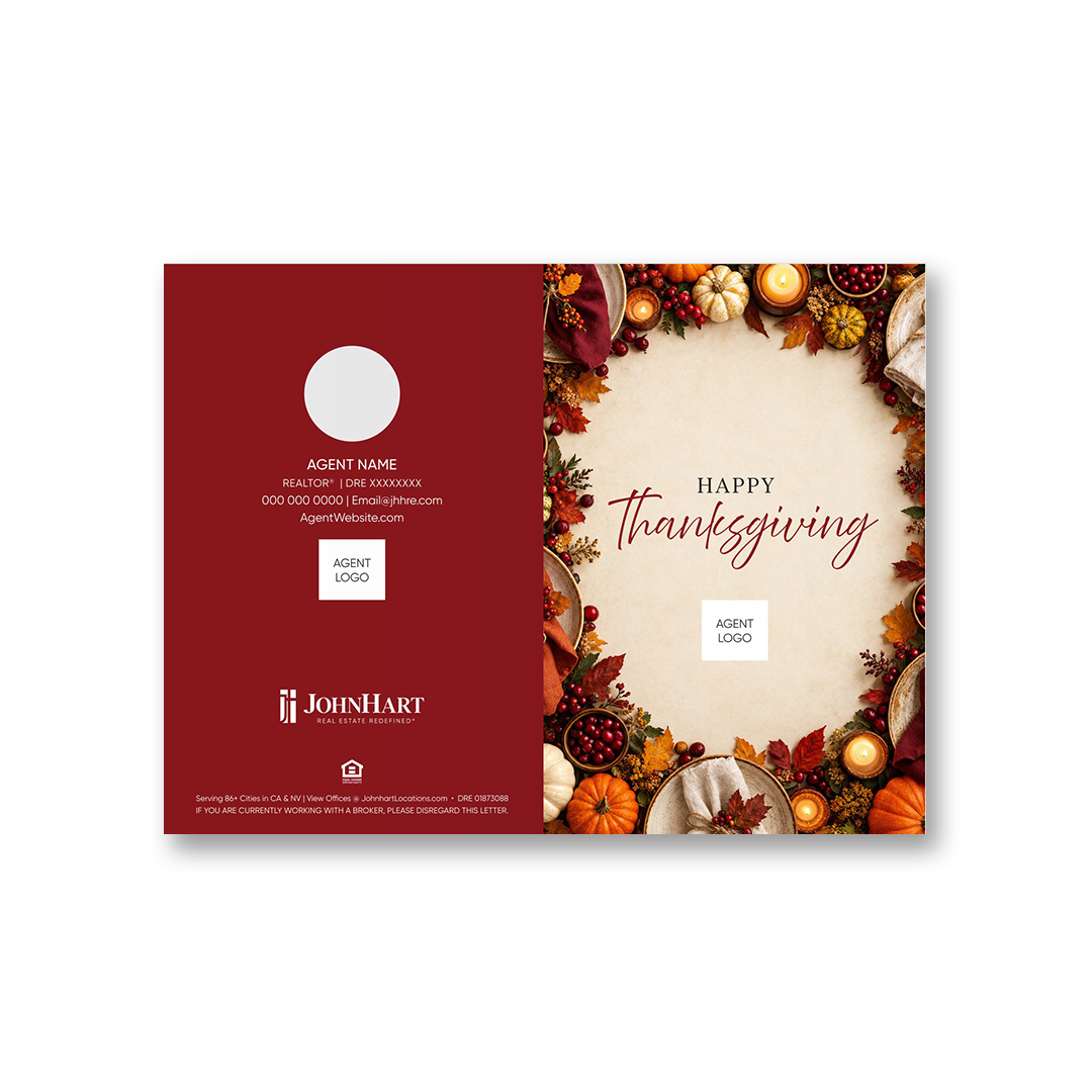 Thanksgiving Greeting Cards | Thanksgiving Gathering