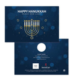 "Happy Hanukkah" Greeting Card, Peace & Light