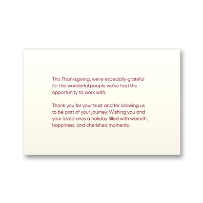 Thanksgiving Greeting Cards | Autumn Harvest