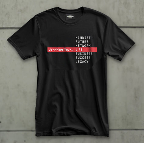 JohnHart Your Life - Black Unisex Tee