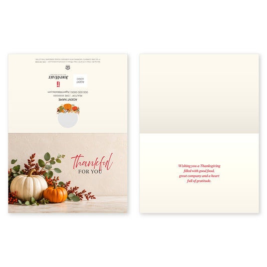 Thanksgiving Greeting Cards | Thankful for You